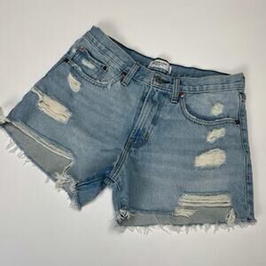 Abercrombie & Fitch The Boyfriend Mid Rise Shorts